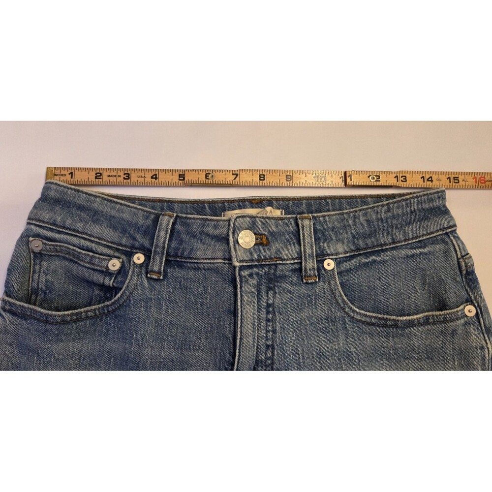 Madewell Curvy '90s Straight Jeans Medium Wash High Rise Straight Leg Stretch 29 - Picture 8 of 10